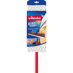 Fladmoppe Vileda Ultra Max komplet m. moppe, fremføre og teleskopskaft