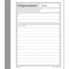 Følgeseddelbog 108 x 150 mm 92220340 - 10 blokke á 3x50 blade
