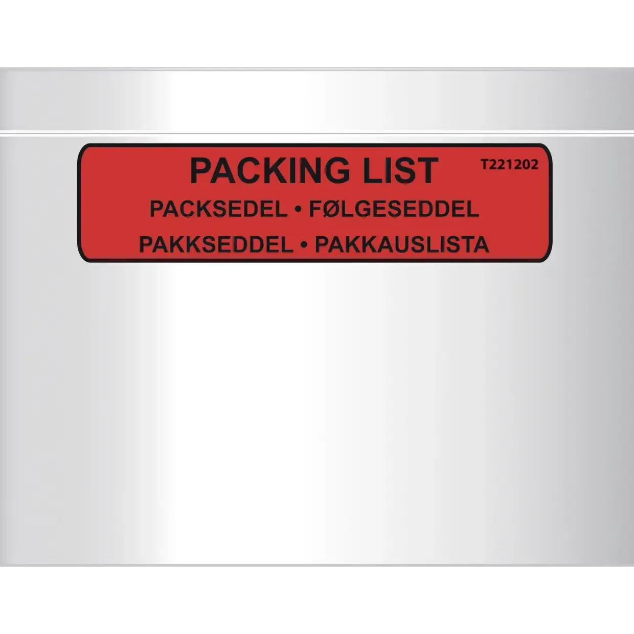 Følgeseddellomme - C5 med tryk Value Range - 1000 stk