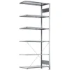 Følgesektion Boltless lagerreol, rygkryds 2500x1300x400 250 kg/hylde