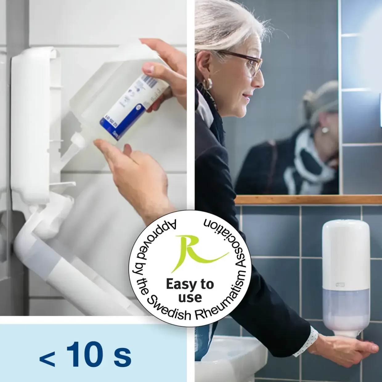 Flydende Sæbe Tork 420702 Extra Mild Mini S2 - 8 flasker á 475 ml - 8 stk