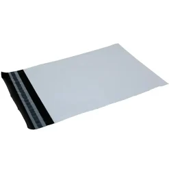 Forsendelsesposer A2 i hvid PE - 50 my - 400 x 600 mm BNT 100 stk