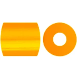 Fotoperler abrikos (29) størrelse 5 x 5 mm - hulstørrelse 2,5 mm - 1100 stk.