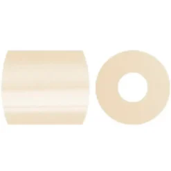 Fotoperler lys beige (12) størrelse 5 x 5 mm - hulstørrelse 2,5 mm - 1100 stk.