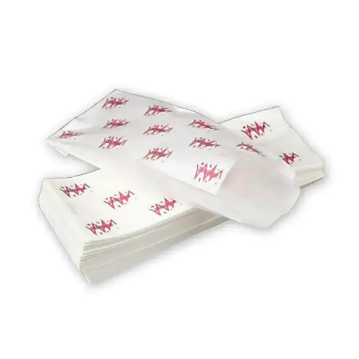 Fransk hotdogpose - Food Line tryk - 7/3 x 18 cm - 1000 stk.