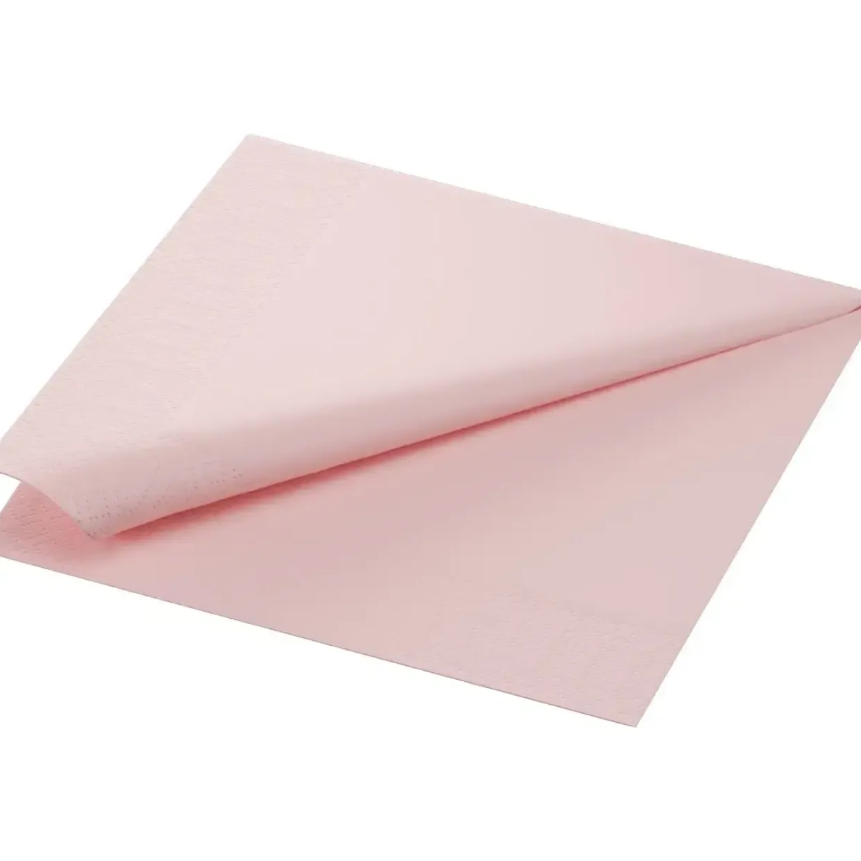 Frokostservietter Duni 3-lags 33x33cm mellow rose tissue - 1000 stk