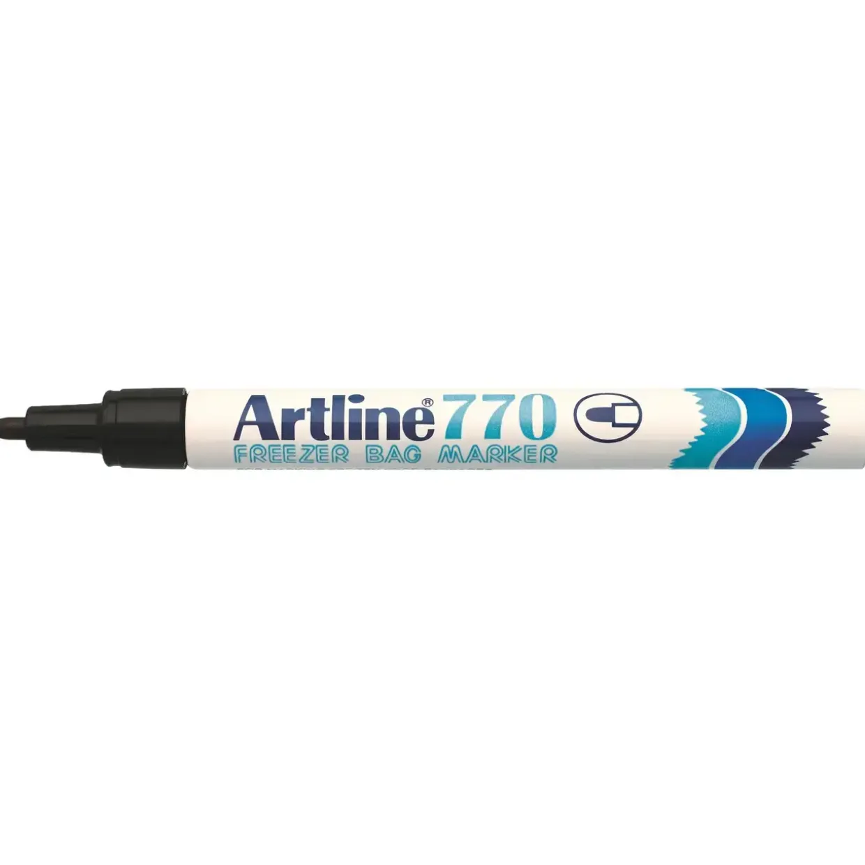 Frysemarker Artline 770 sort - Køb minimum 12 stk.