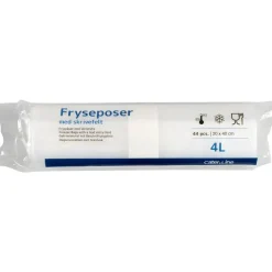 Frysepose, ABENA Cater-Line, 4 l, klar, LDPE/virgin, 20x40cm - 15 ruller