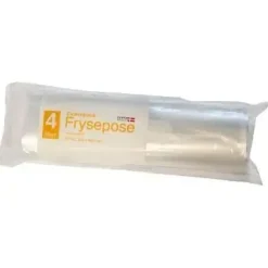 Frysepose Catersource 4 ltr 200x400 mm 34my med Skrivefelt LDPE - 35 rl x 60 stk/krt