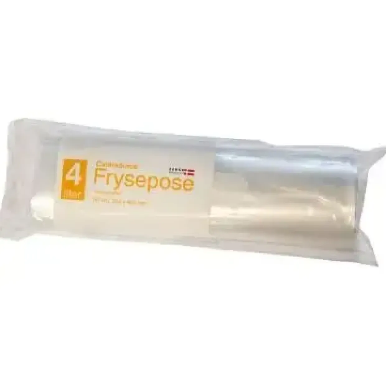 Frysepose Catersource 4 ltr 200x400 mm 34my med Skrivefelt LDPE - 35 rl x 60 stk/krt