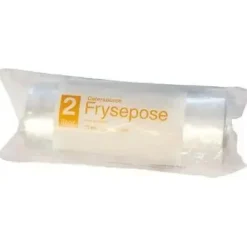 Frysepose Catersource 2 ltr 150x350 mm 34my med Skrivefelt LDPE - 40 rl x 75 stk/krt