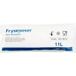 Frysepose 11 L klar LDPE virgin 29x56cm 10 stk pr rulle - 40 ruller