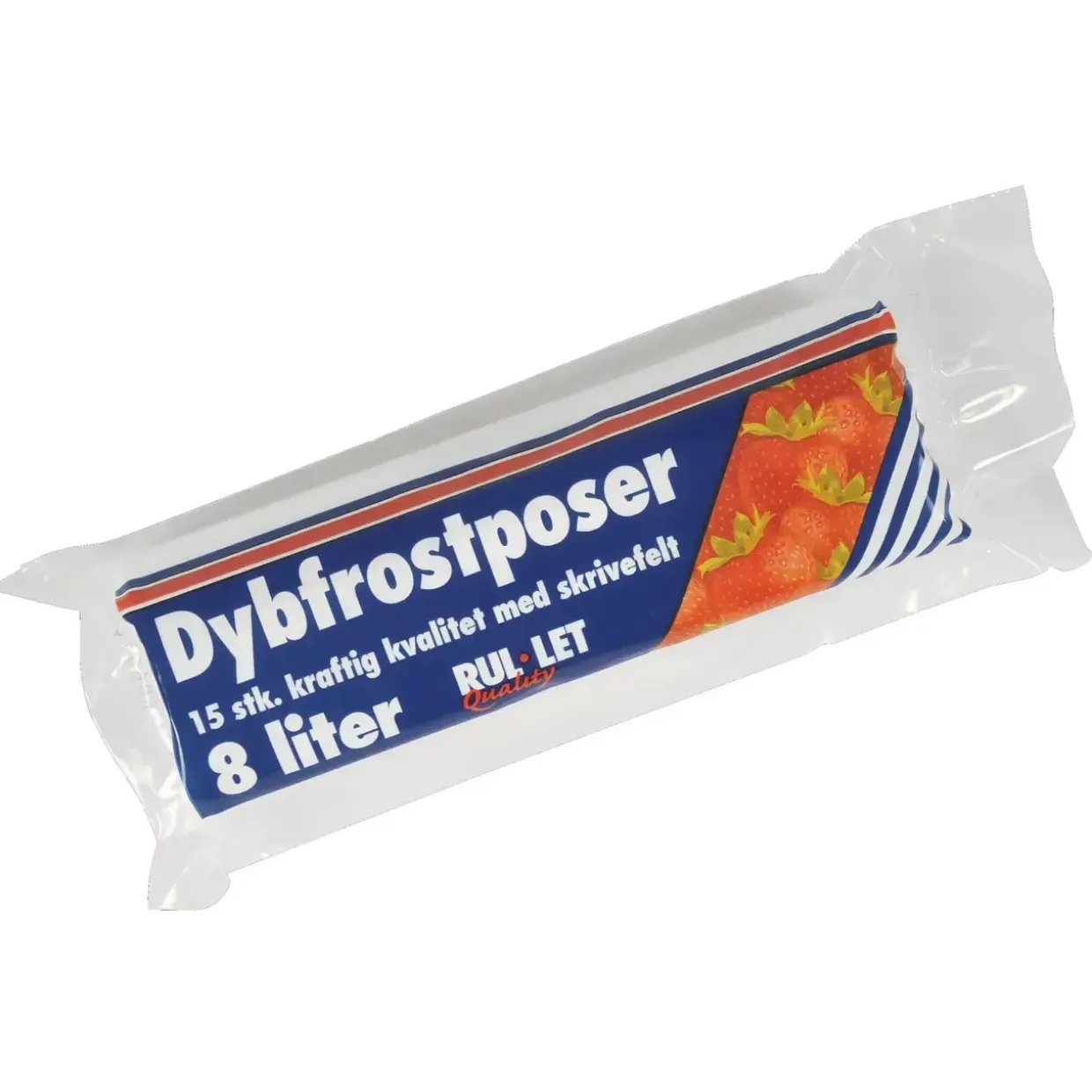 Fryseposer Rul-let 8 liter 25 x 50 cm med skrivefelt - 15 poser pr. rulle - 30 stk
