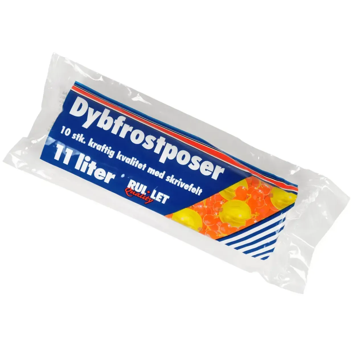 Fryseposer Rul-let 11 liter 29 x 54 cm med skrivefelt - 10 poser pr. rulle - 40 stk