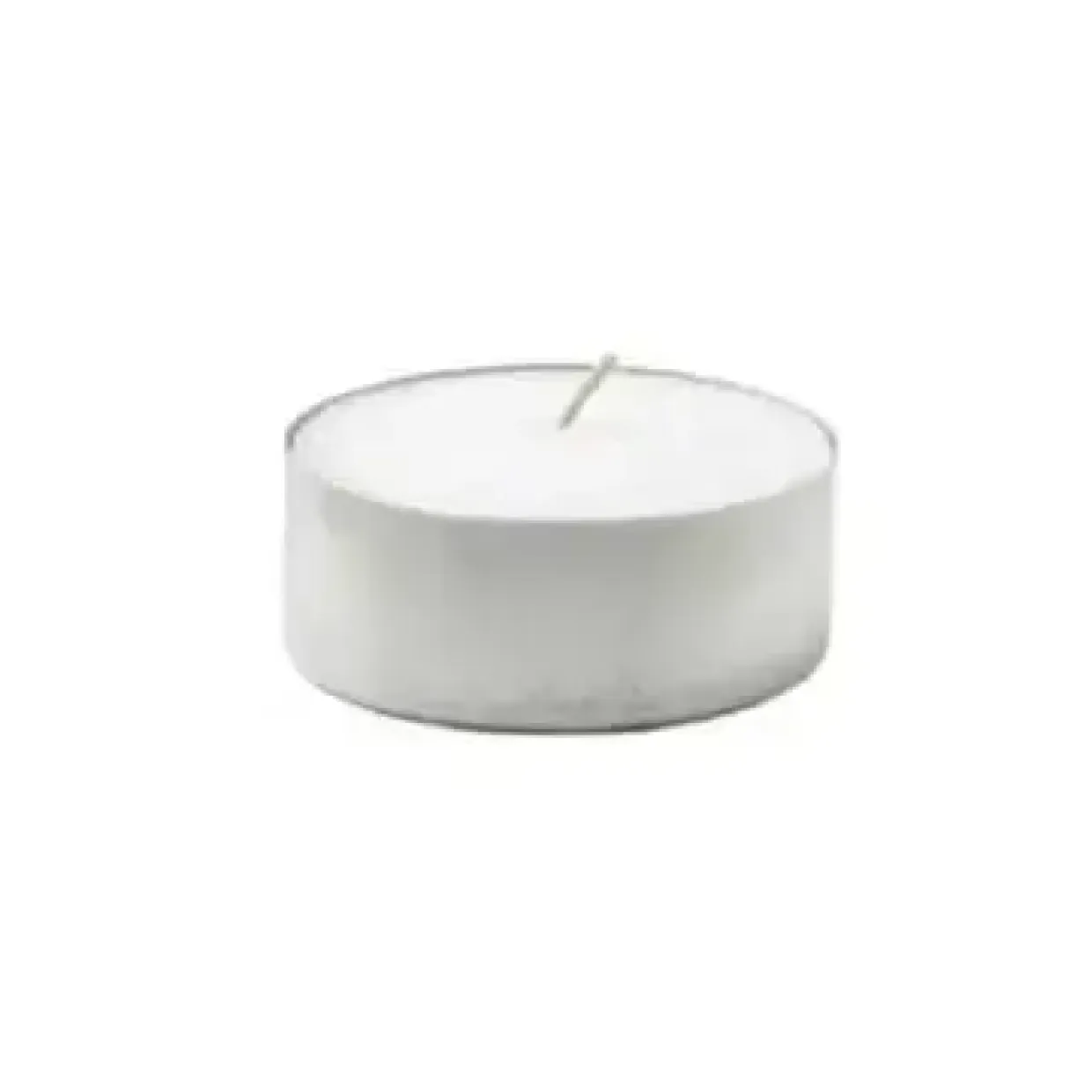 Fyrfadslys stor Ø57 mm Brændetid 10 timer Hvid - 5 pk x 20 stk/krt