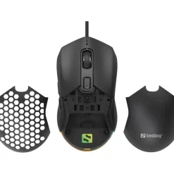 Gamer mus Sandberg FlexCover 6D black