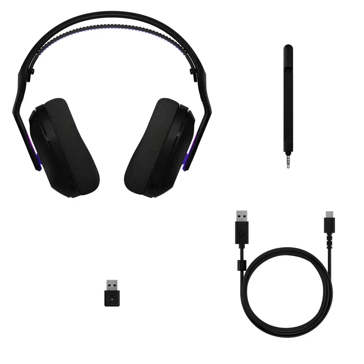 Gaming headset - Logitech G522 LIGHTSPEED - Trådløs - Sort