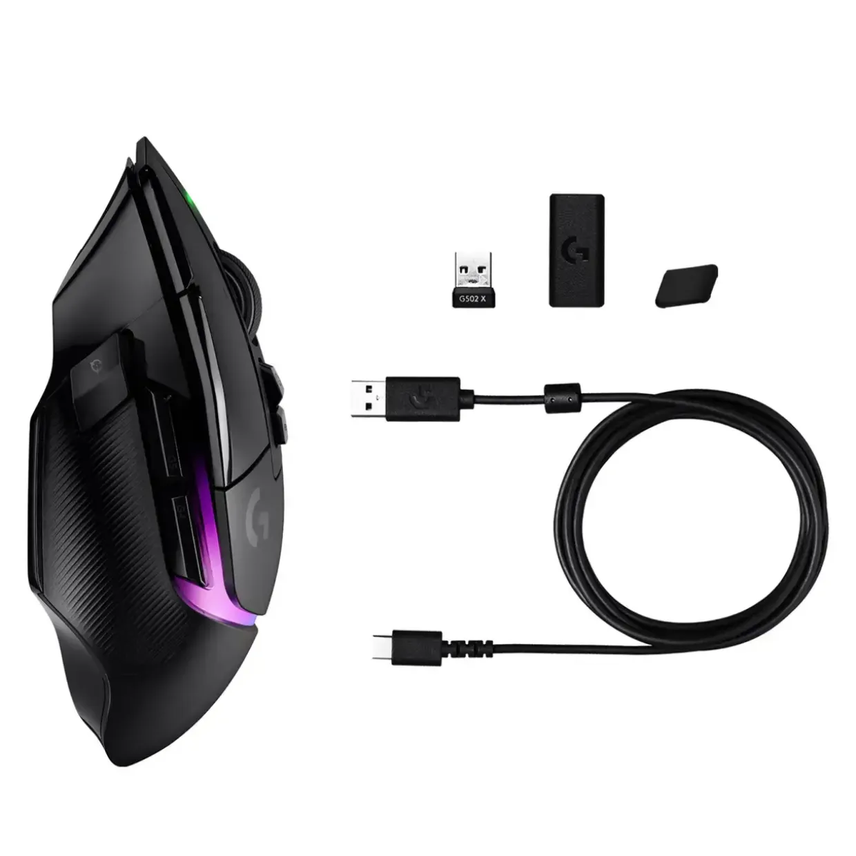 Gaming Mus - Logitech G502 X PLUS Wireless - Sort