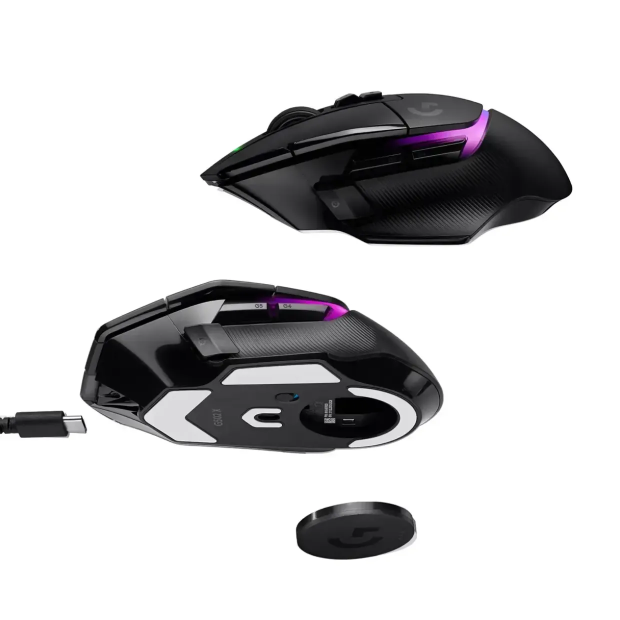 Gaming Mus - Logitech G502 X PLUS Wireless - Sort