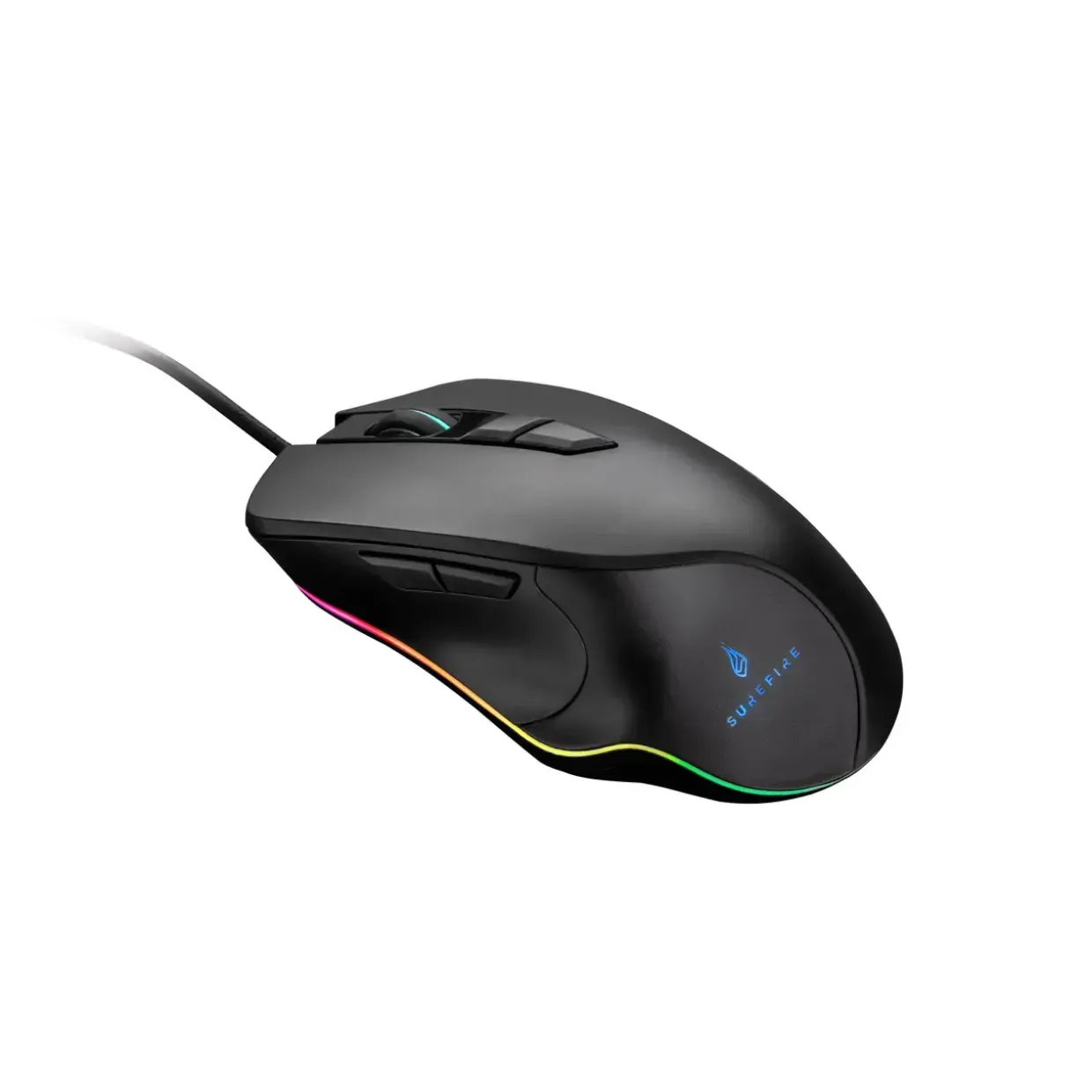 Gamingmus - SureFire Martial Claw - 7 knapper - RGB - 7200 DPI - Sort