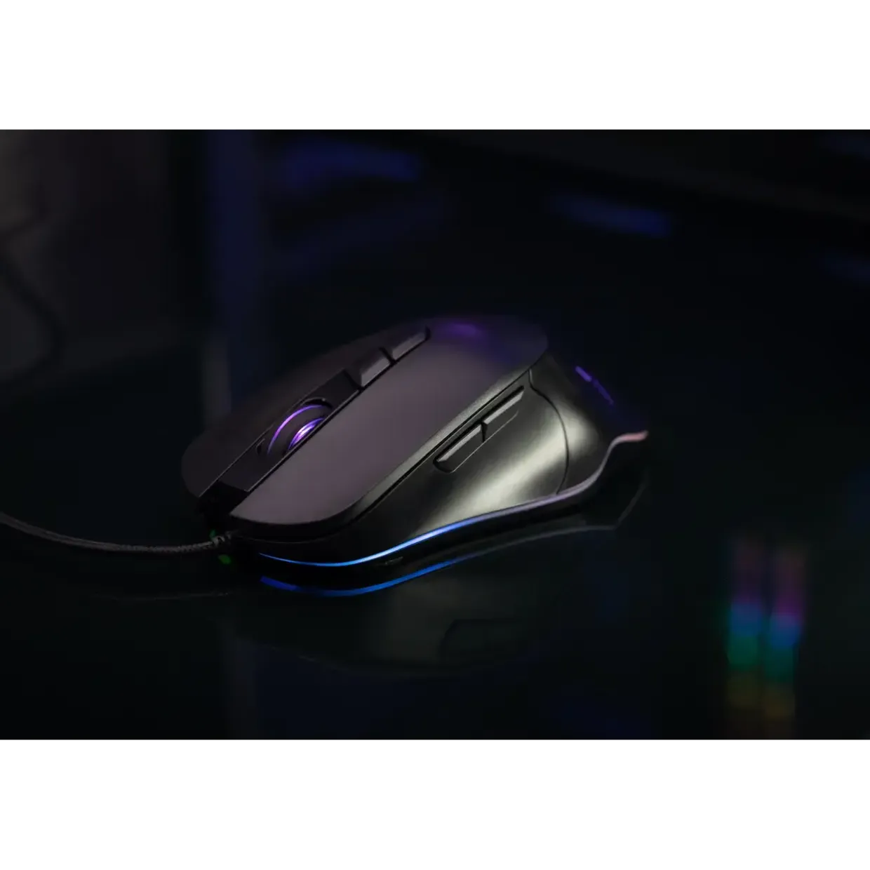 Gamingmus - SureFire Martial Claw - 7 knapper - RGB - 7200 DPI - Sort