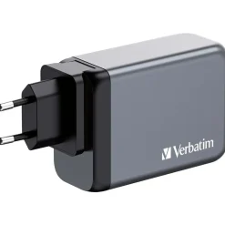 GaN-oplader – Verbatim GNC-240 – 4-port – 240W – USB-A/USB-C