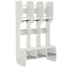 Garderobe Måns Hel 3 pladser, hvid, 920 mm