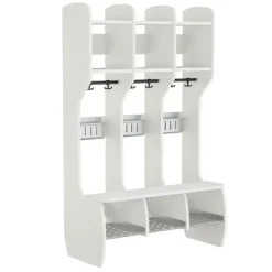 Garderobe Måns Hel 3 pladser, hvid, 920 mm