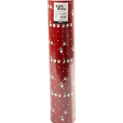 Gavepapir Næsenisse B: 50 cm 80 g rød 100 m pr rulle