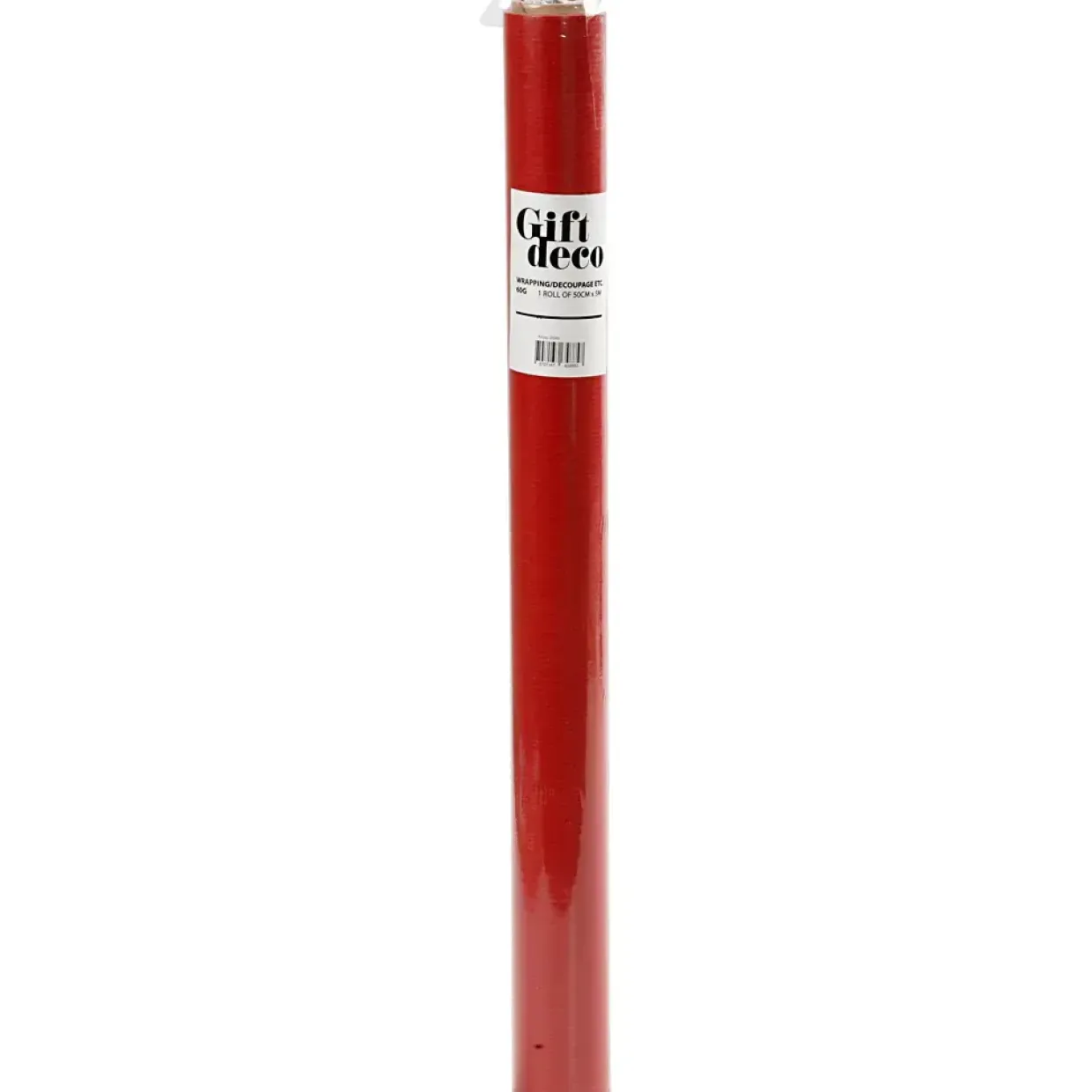 Gavepapir - Rød 50 cm 60 g 5 m