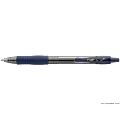 Gelpen - Pilot - G-2 Plus - BeGreen - m/klik - 0,7 - Blåsort - Køb minimum 12 stk.