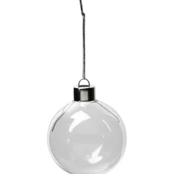 Glaskugler - diameter 5,9 cm højde 6,9 cm transparent | 8 stk.