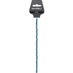 Glasperler turkis diam. 4 mm hulstr. 1 mm - 45 stk.