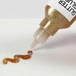 Glitterlim - guld 25ml