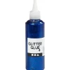 Glitterlim - mørk blå 118ml