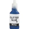 Glitterlim - mørk blå 25ml
