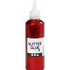Glitterlim - rød 118ml