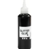 Glitterlim - sort 118ml