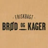 Grovbrødspose 46 cm ribbet brun Friskbagt brød og kager - 500 stk