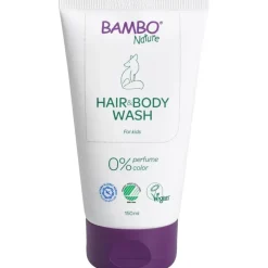 Hair & Bodywash, Bambo Nature, 150 ml, uden farve og parfume - 72 stk