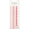 Halv-perler, str. 2-8 mm, pink, Skagen, 140ass.