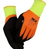 Heldyppet latexhandske, THOR Superflex Thermo, 10, orange, akryl/polyester