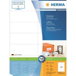 Herma etiket Premium A4 100 105x42
