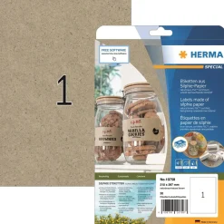 Herma etiket Silphie 210x297 kraftpapir (20)