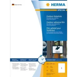 HERMA Herma etiket film ekstra stærk 210x297 - 50 ark