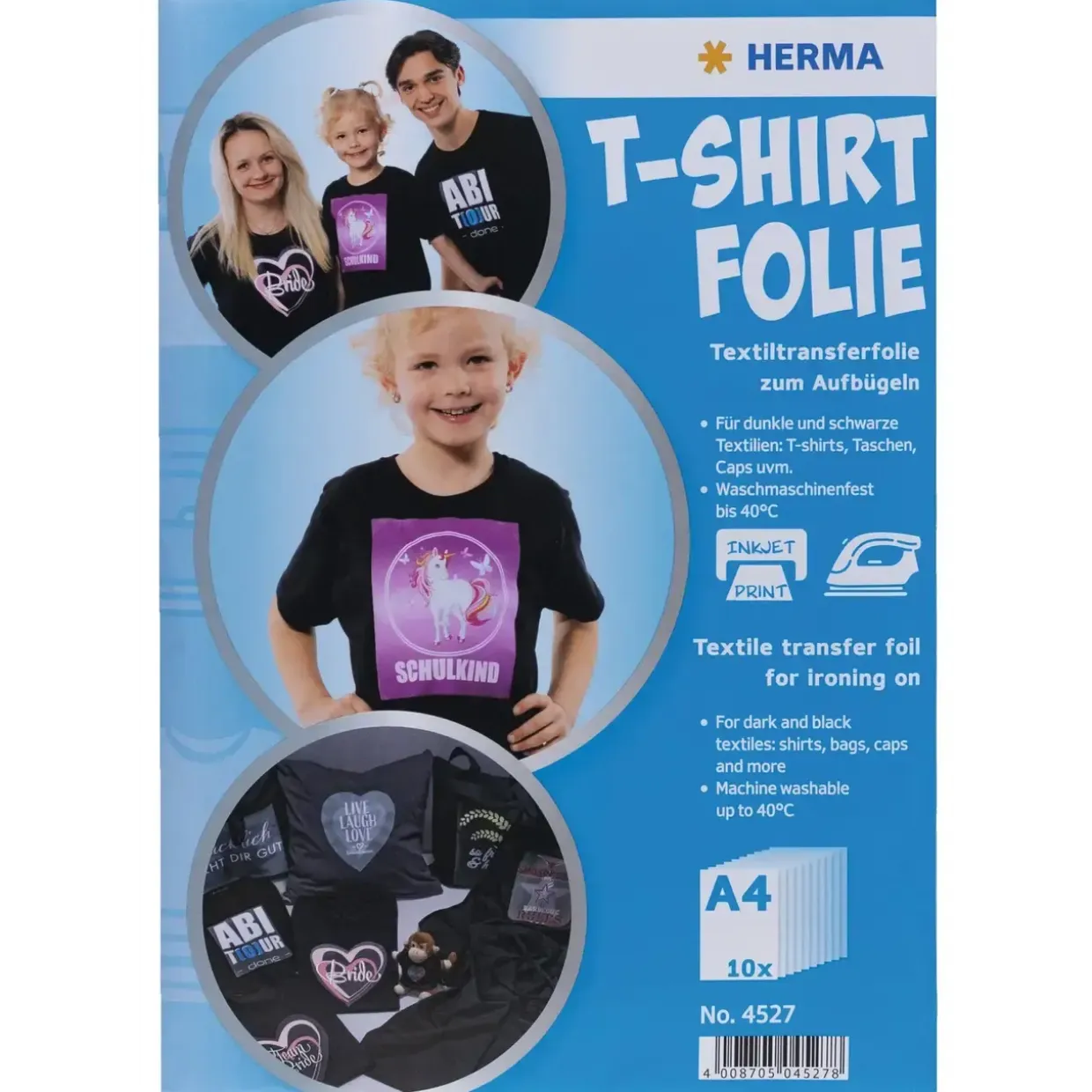 Herma T-shirt folie mørk (10)