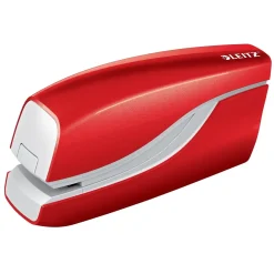 Hæftemaskine Leitz WOW batteri t/10ark rød