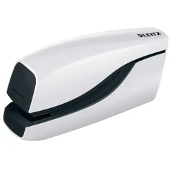 Hæftemaskine Leitz WOW batteri t. 10ark hvid