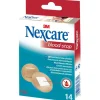 Hæfteplaster - Nexcare Blood-Stop Ø22mm - Lysebrun - 14 stk
