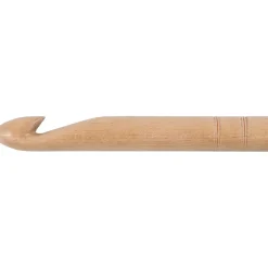 Hæklenål nr. 30 (30 mm) birk - 23 cm